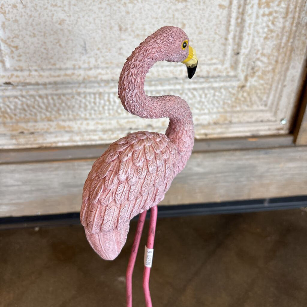 Metal Flamingo