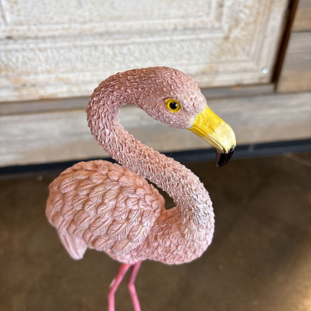 Metal Flamingo