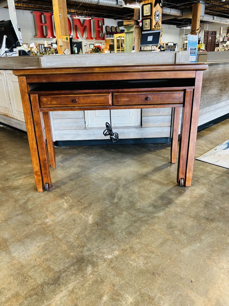Desk with Roll Out Extension 48 X 21.25 X 34.5