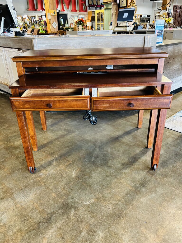Desk with Roll Out Extension 48 X 21.25 X 34.5