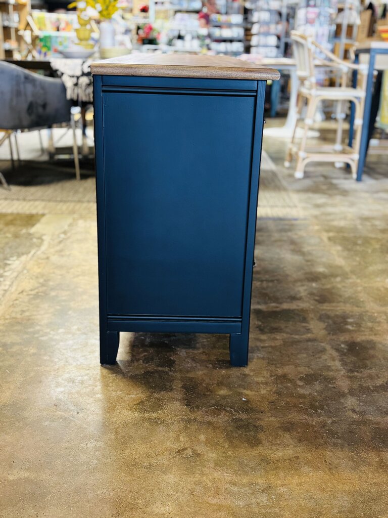 Painted 7 Drawer Dresser 63.75 X 18.25 X 33
