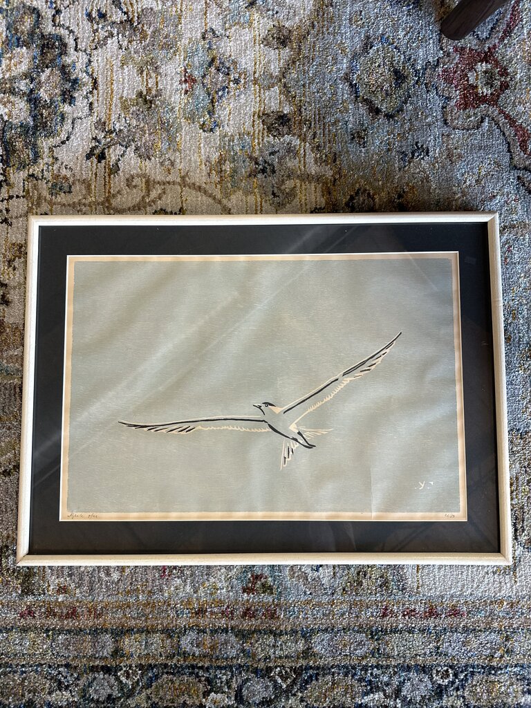 Signed/Numbered itzhak Ofer Bird Print