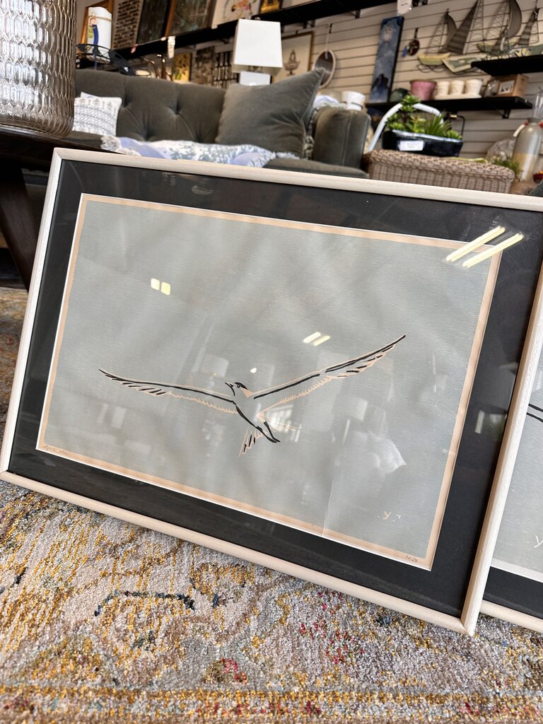 Signed/Numbered itzhak Ofer Bird Print