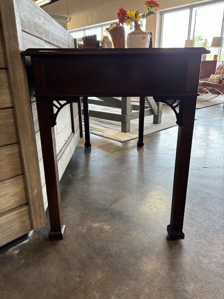 One Drawer Inlay Top Desk 54 X 24 X 30