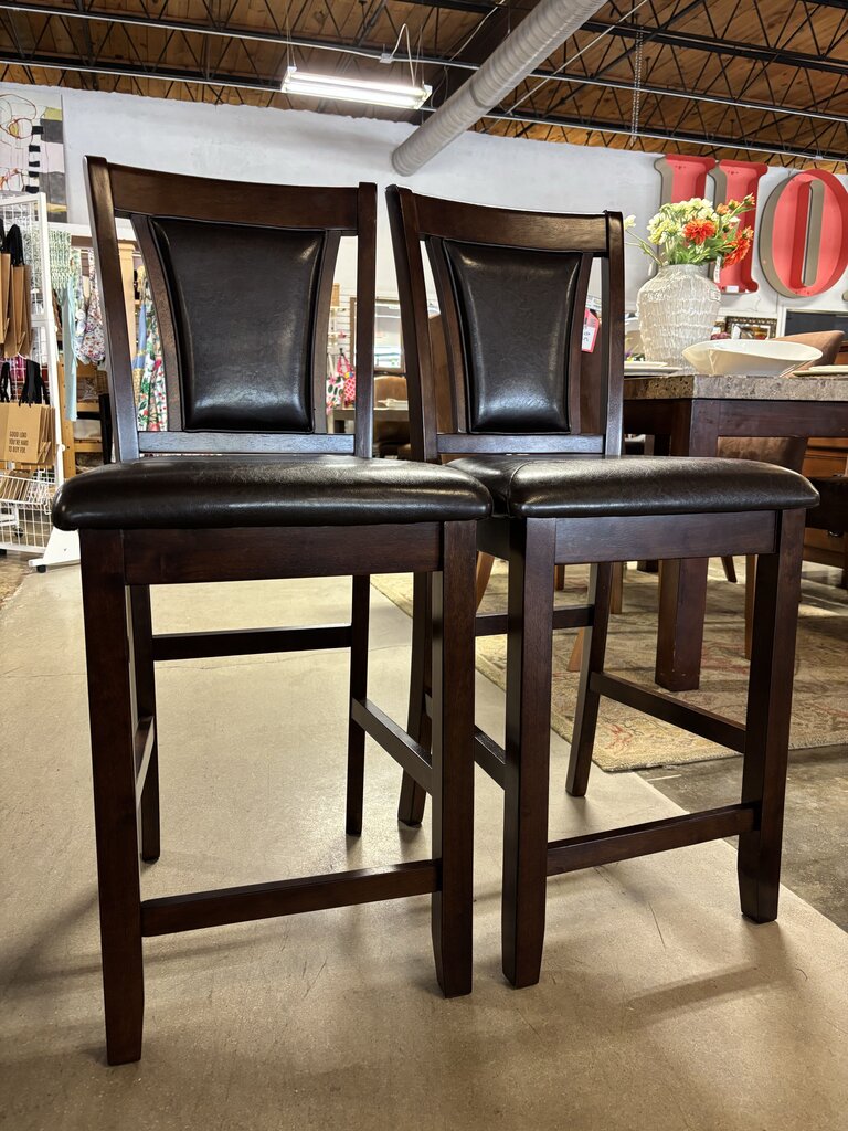 Farmhouse Style Barstools Pair