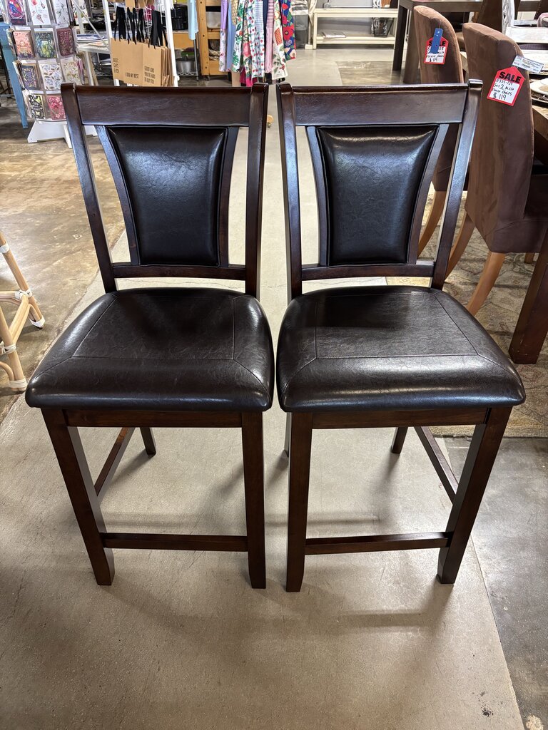 Farmhouse Style Barstools Pair