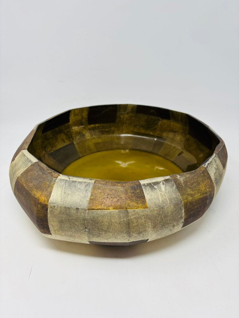 Round Glass Deco Bowl
