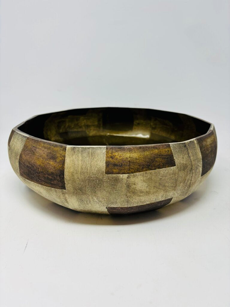 Round Glass Deco Bowl