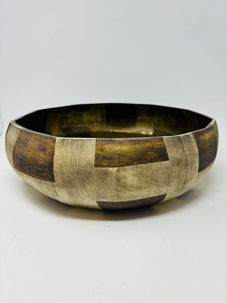 Round Glass Deco Bowl