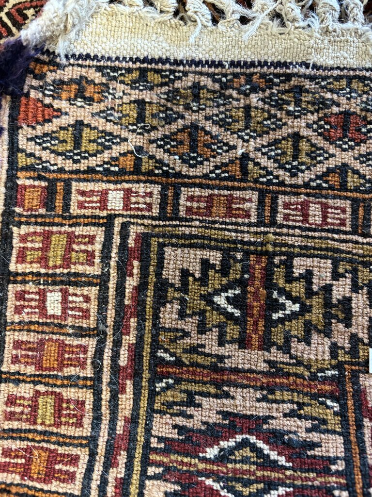 Geometric BoHo Fringe Rug 72 X 47