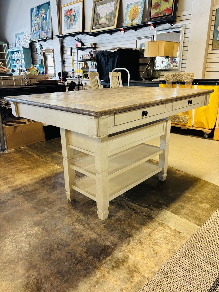 Counter Height Dining Table with 4 Chairs