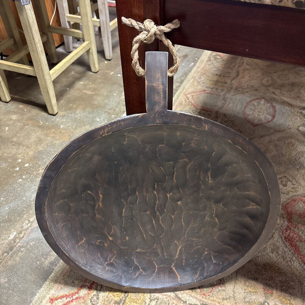 Deco Wood Hanging Dough Bowl