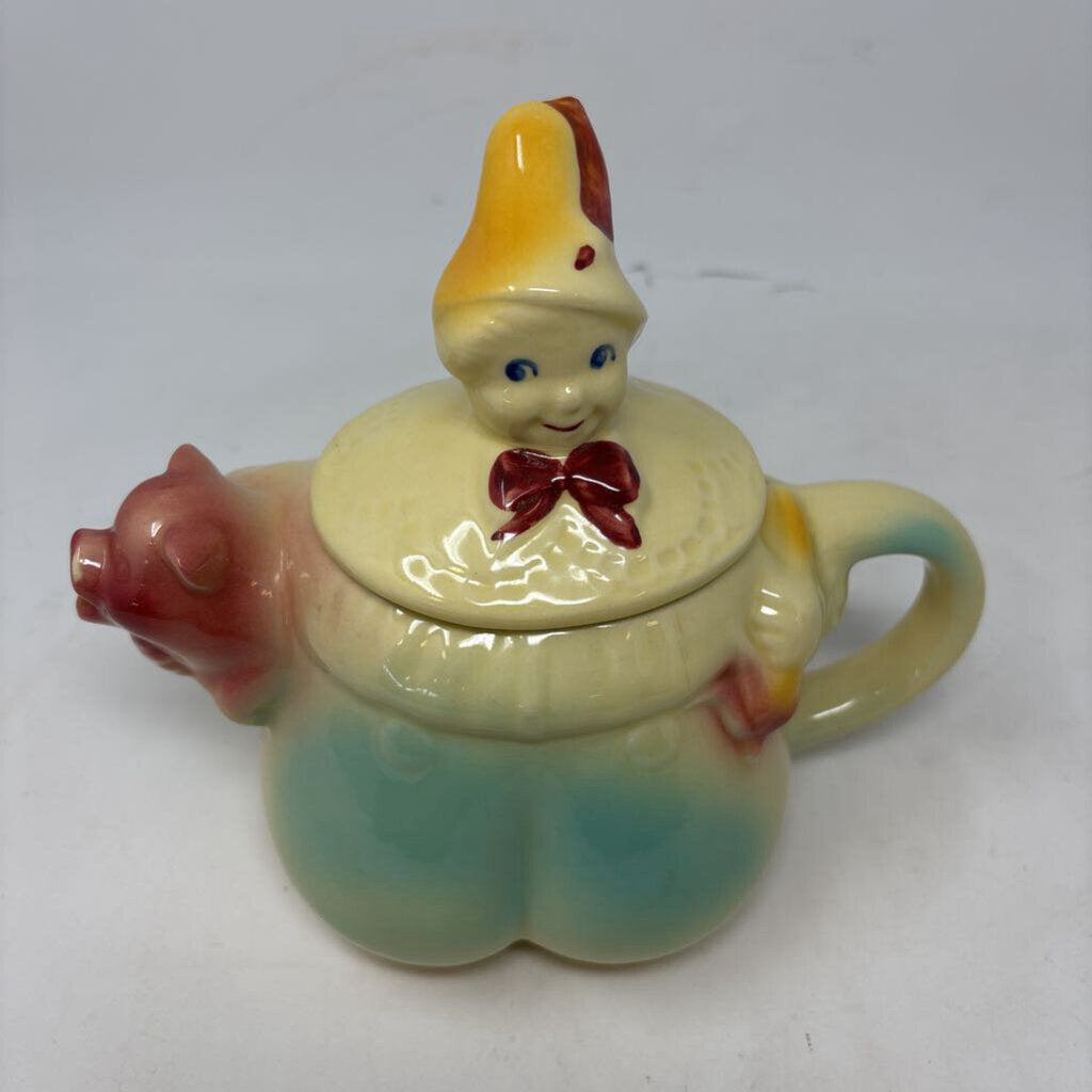 Shawnee Pottery Tom the Piper's Son Teapot