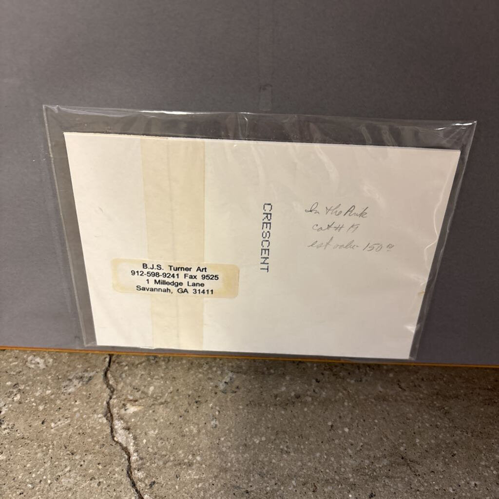 Signed Floral by B Turner 18 X 21