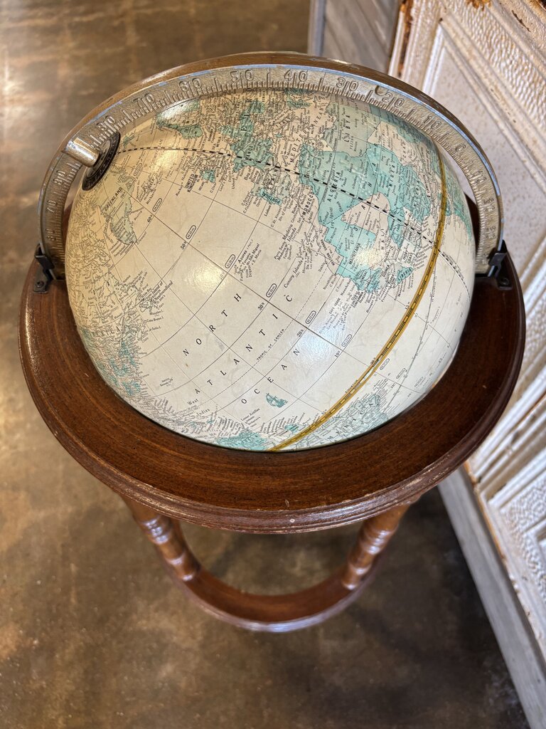 Cram Globe on Stand 16"R 37"h
