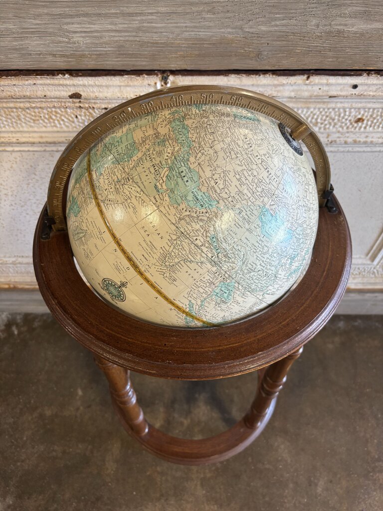 Cram Globe on Stand 16"R 37"h
