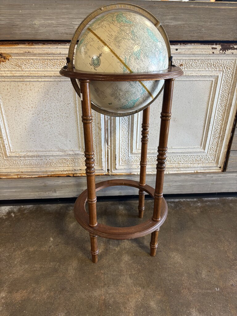 Cram Globe on Stand 16"R 37"h