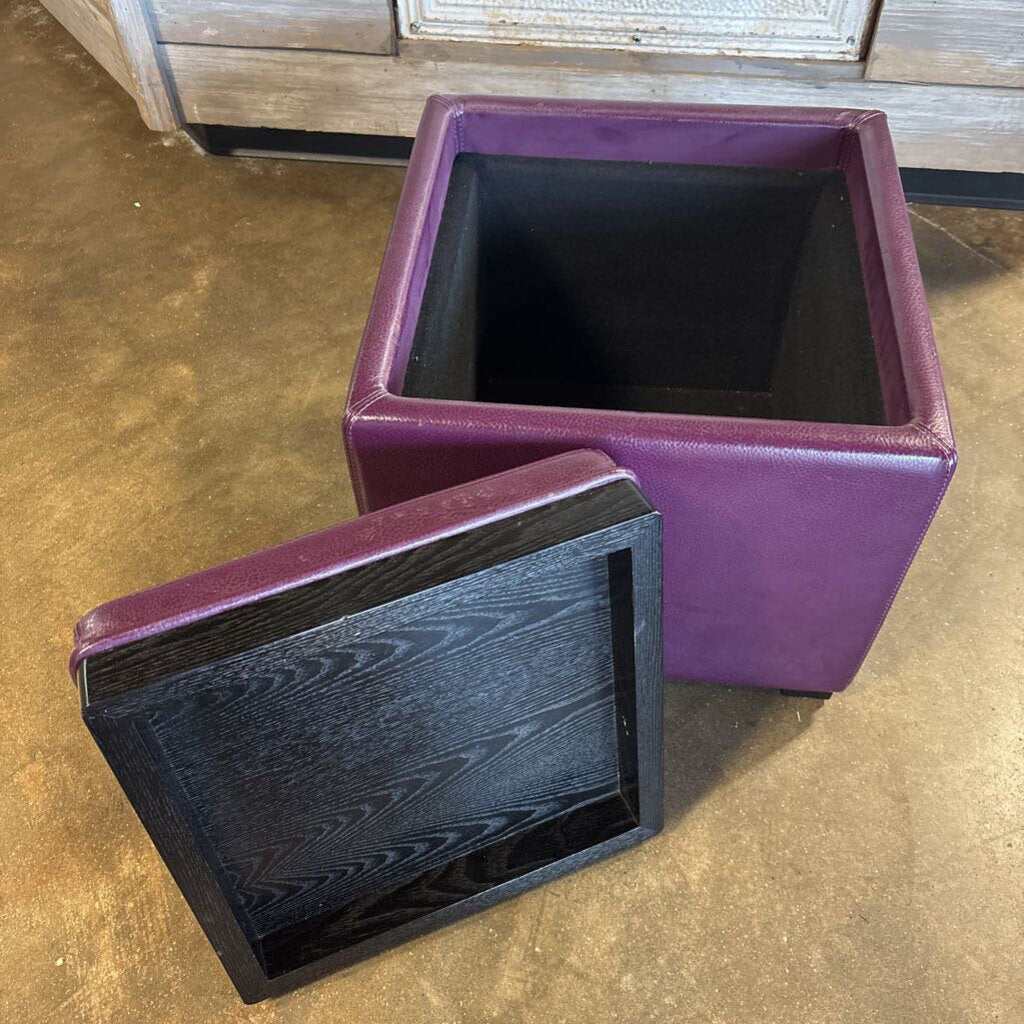 Square Cube Storage Ottoman