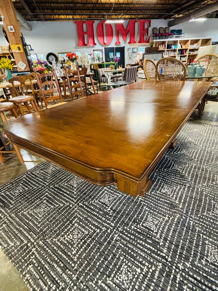 Wood Dining Room Table 72"L 44"W