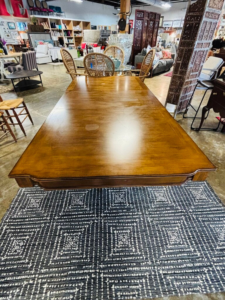 Wood Dining Room Table 72"L 44"W