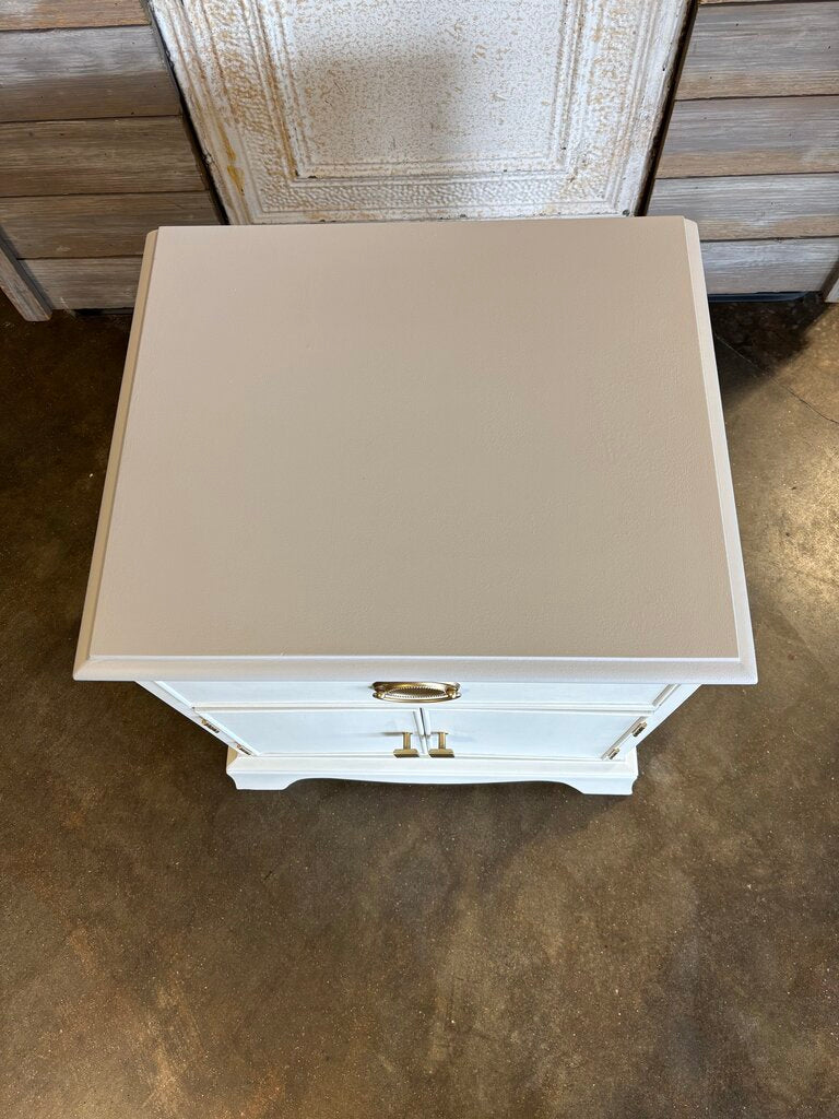 Painted Nightstand 21.5 X 17.5 X 24