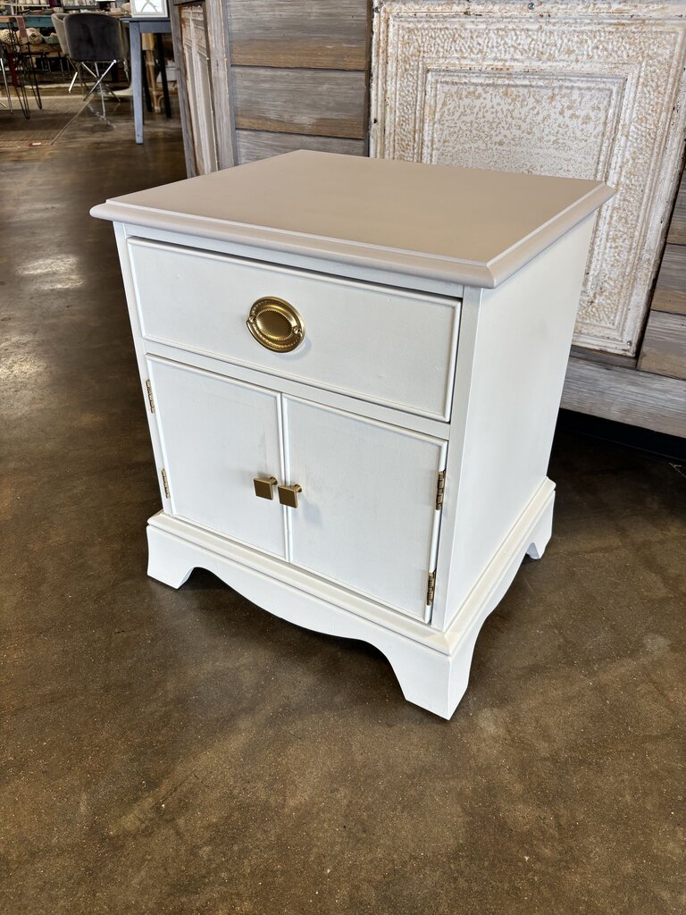 Painted Nightstand 21.5 X 17.5 X 24