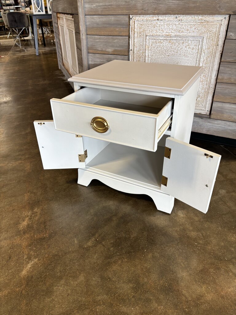Painted Nightstand 21.5 X 17.5 X 24