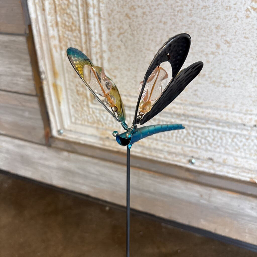 Metal Dragonfly Yard Stick
