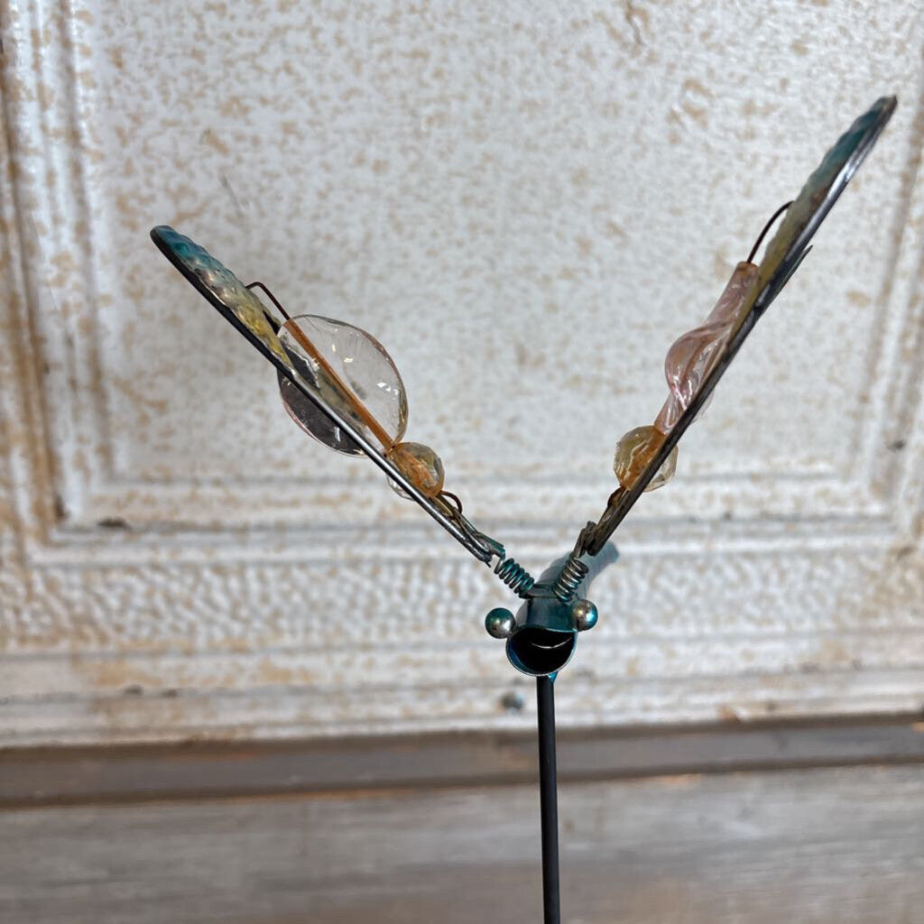 Metal Dragonfly Yard Stick