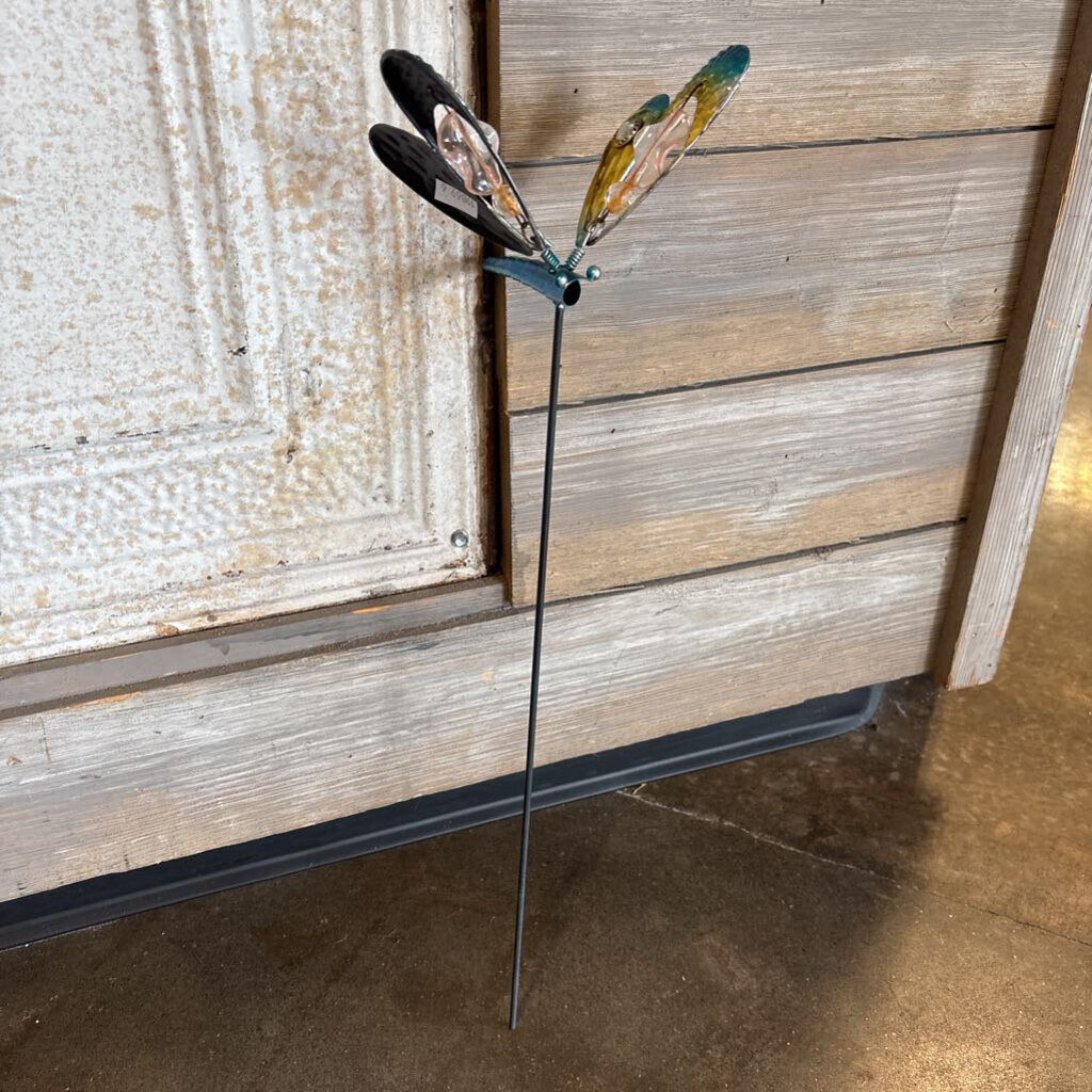 Metal Dragonfly Yard Stick