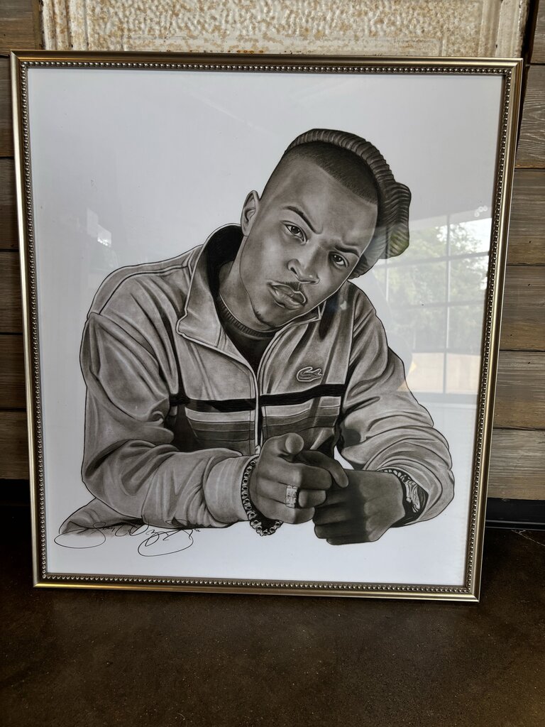 Framed T.I By Jerry LaVigne Jr.