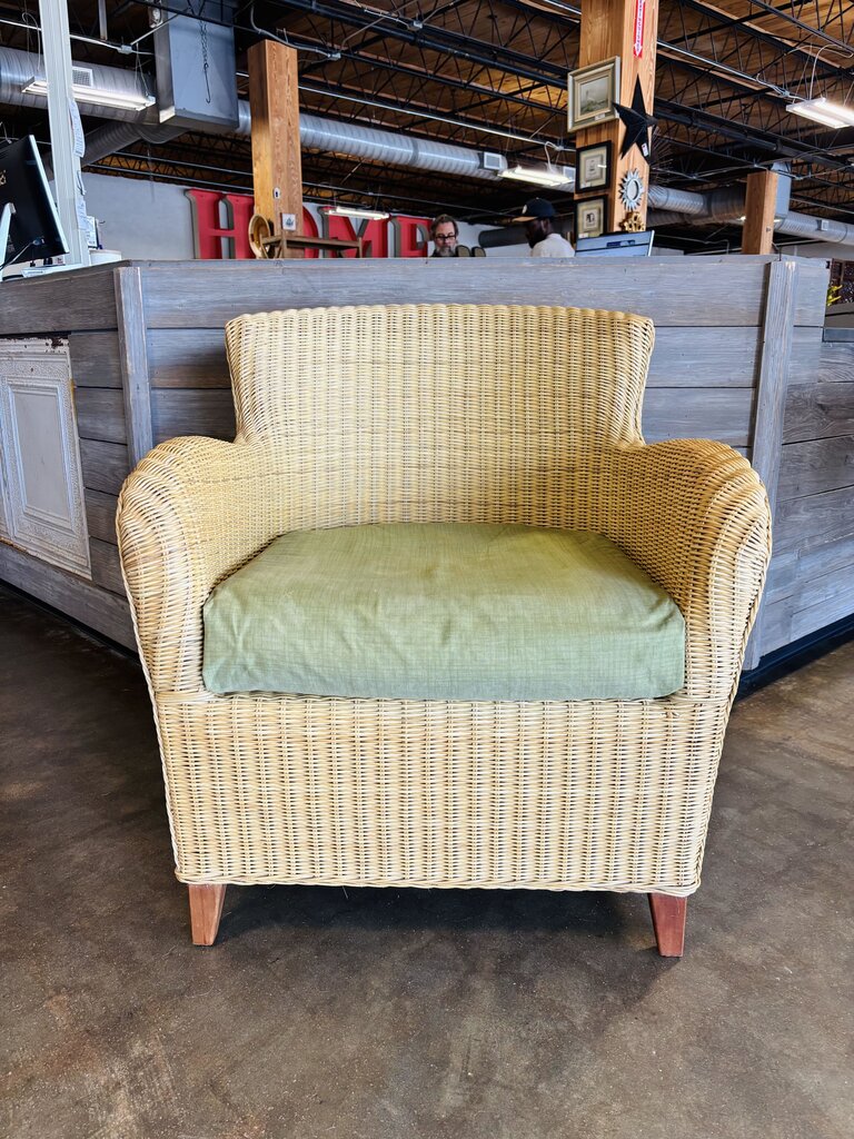 Rattan Arm Chair with Cushion