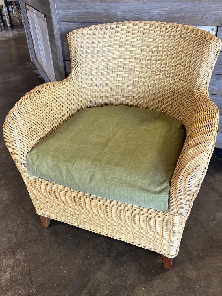 Rattan Arm Chair with Cushion