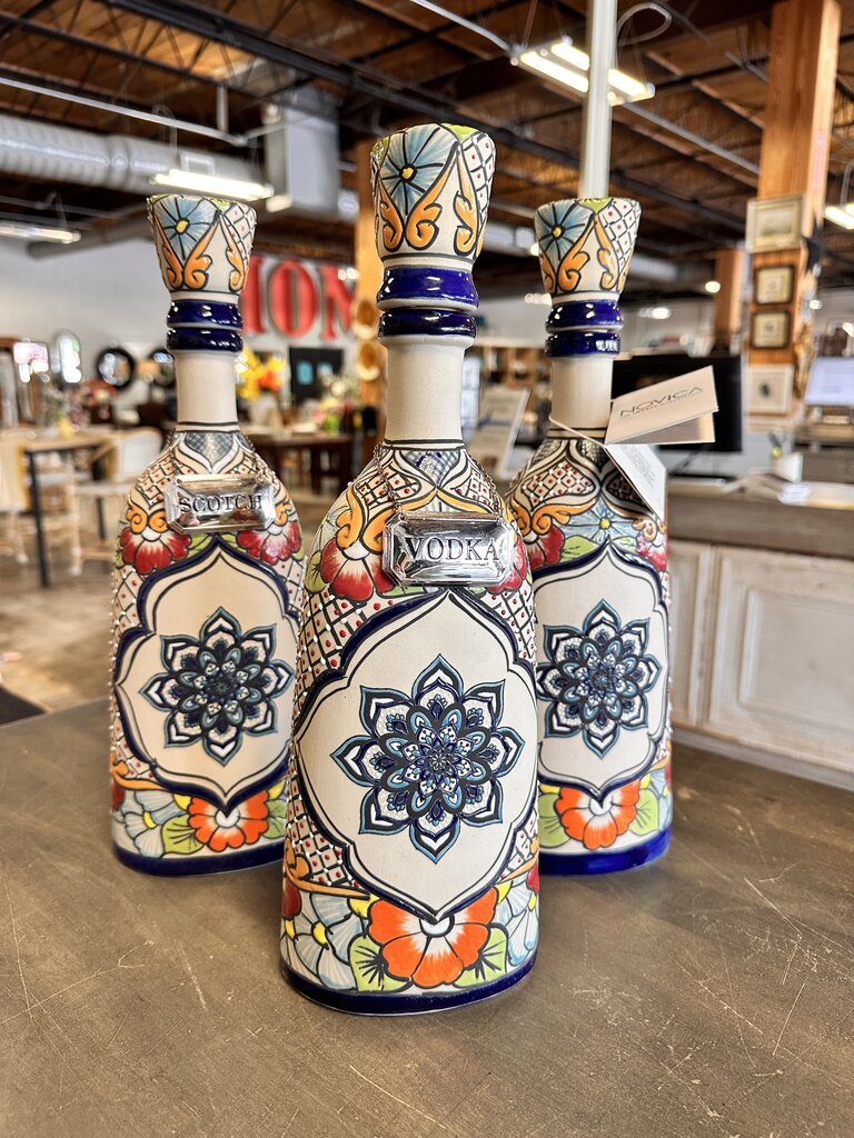 Set 3 Ceramic Bar Bottles