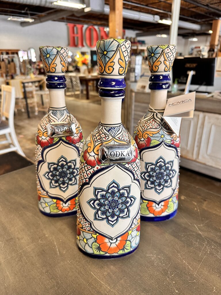 Set 3 Ceramic Bar Bottles
