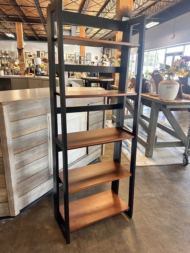 Wood Folding 5 Tier Shelf