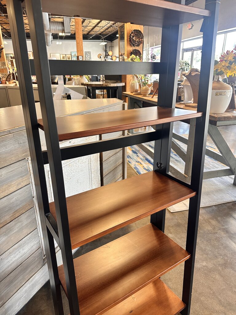 Wood Folding 5 Tier Shelf