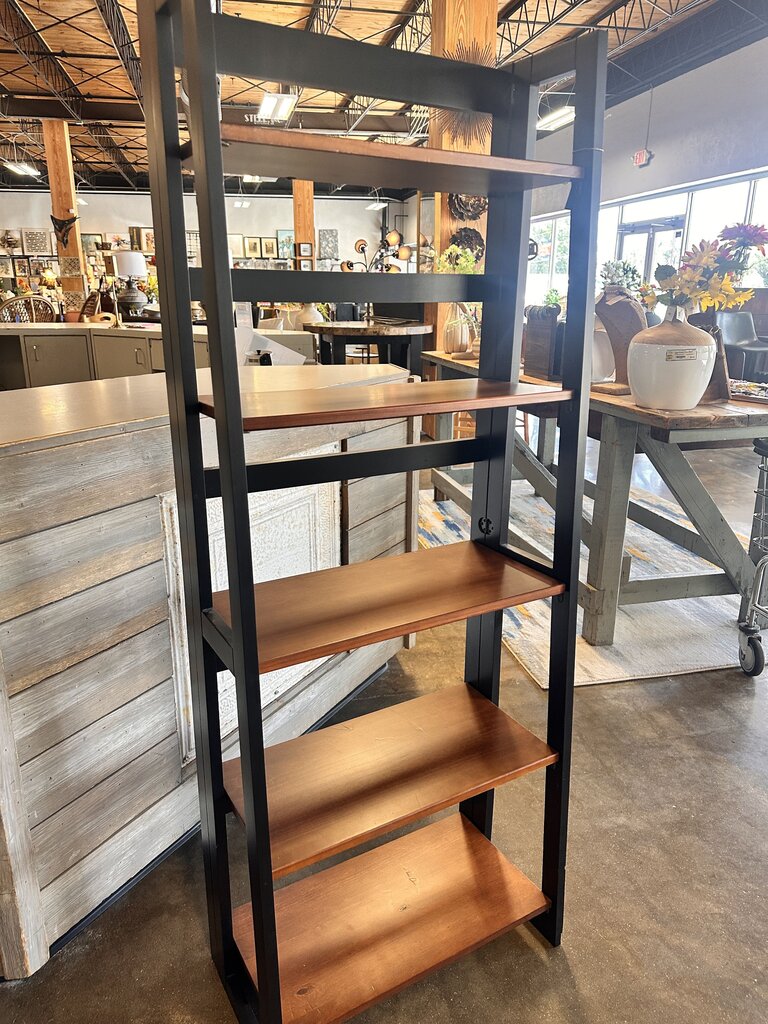 Wood Folding 5 Tier Shelf