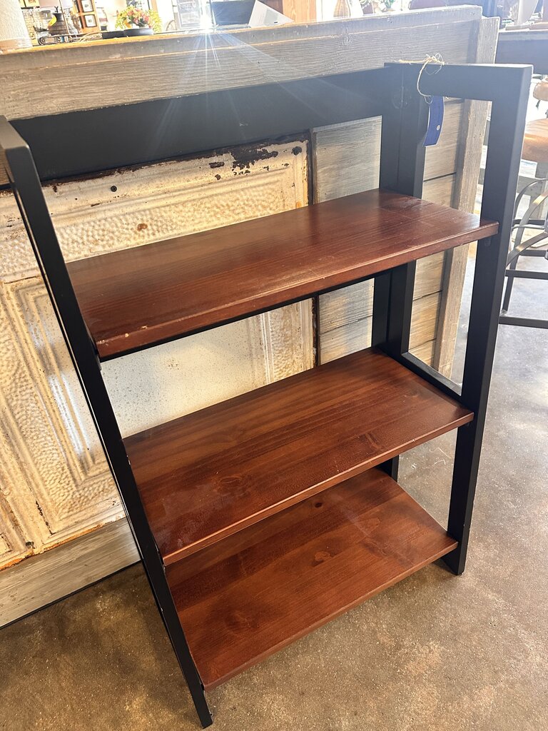 Wood Folding 3 Tier Shelf