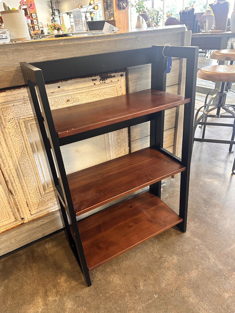 Wood Folding 3 Tier Shelf