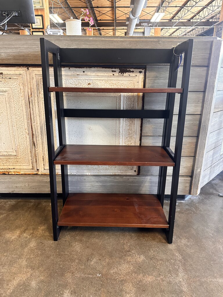 Wood Folding 3 Tier Shelf