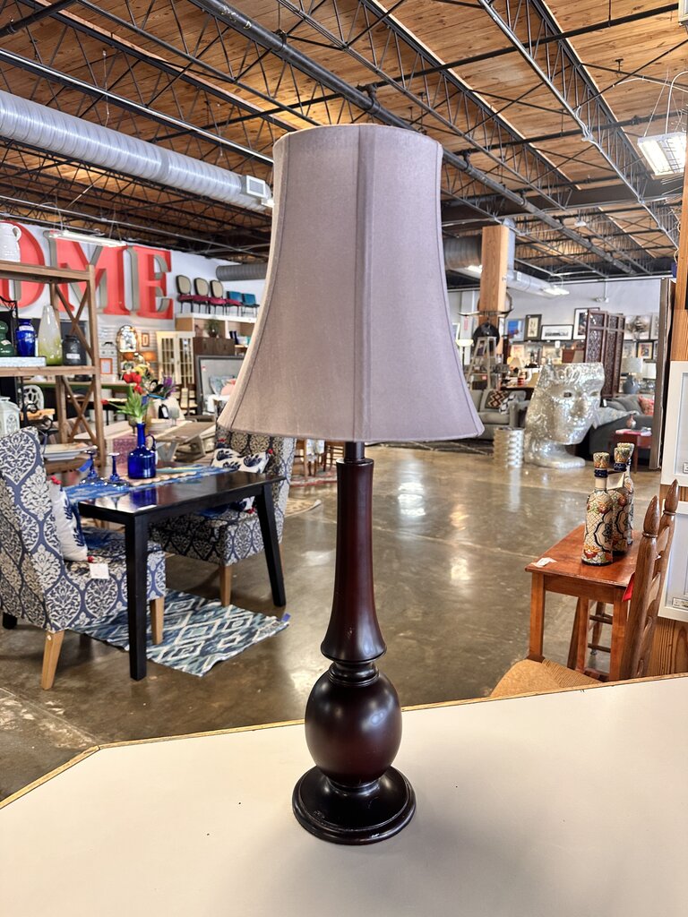 Table Lamp & Silk Shade