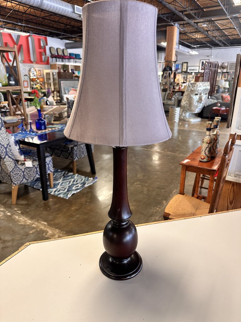 Table Lamp & Silk Shade