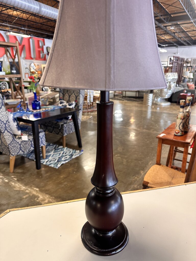 Table Lamp & Silk Shade
