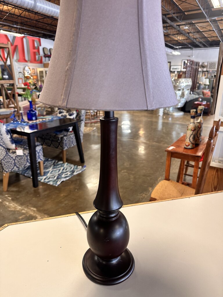 Table Lamp & Silk Shade