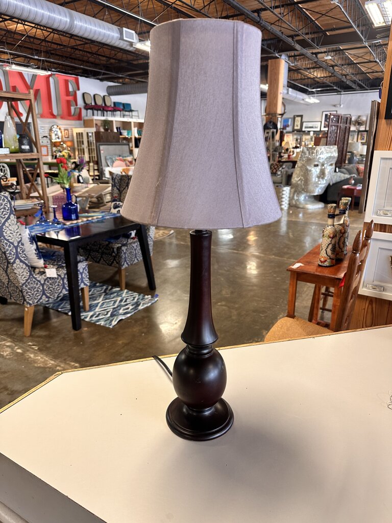 Table Lamp & Silk Shade