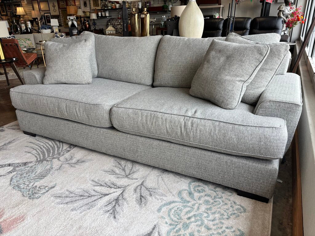 Down Filled Sofa with 4 Pillows