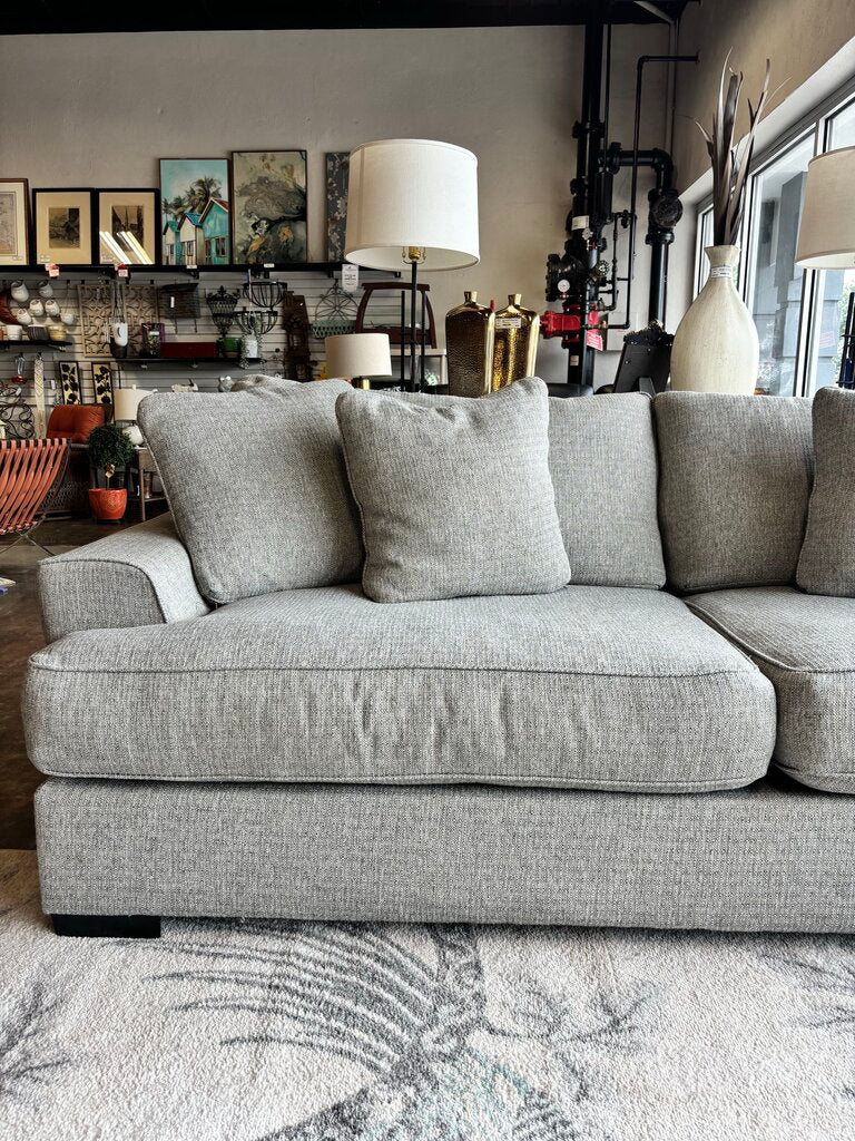 Down Filled Sofa with 4 Pillows