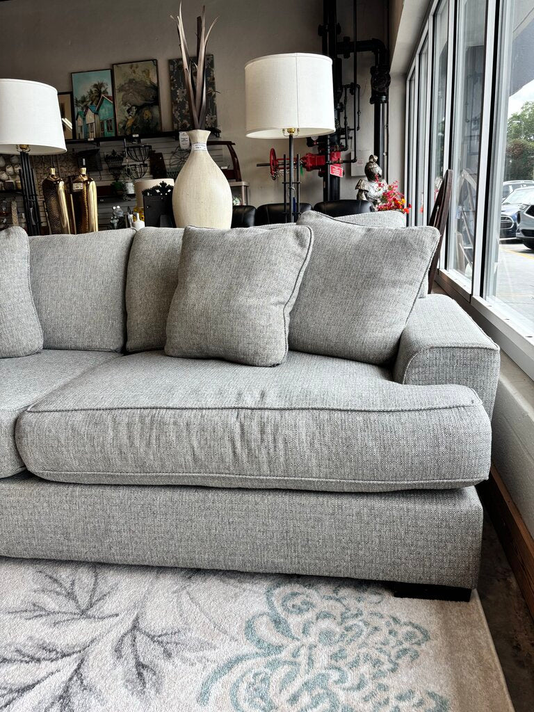 Down Filled Sofa with 4 Pillows