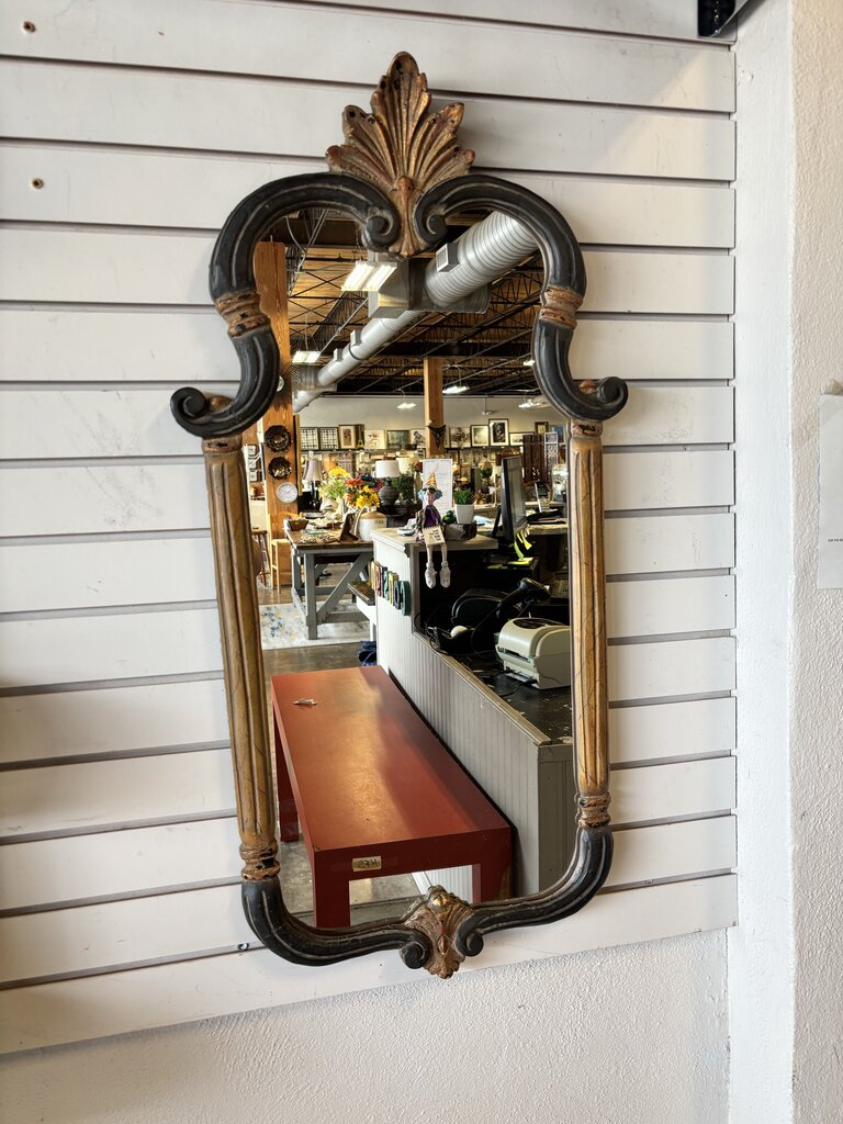 Hollywood Regency Style Mirror 19.5"W 38.25"H